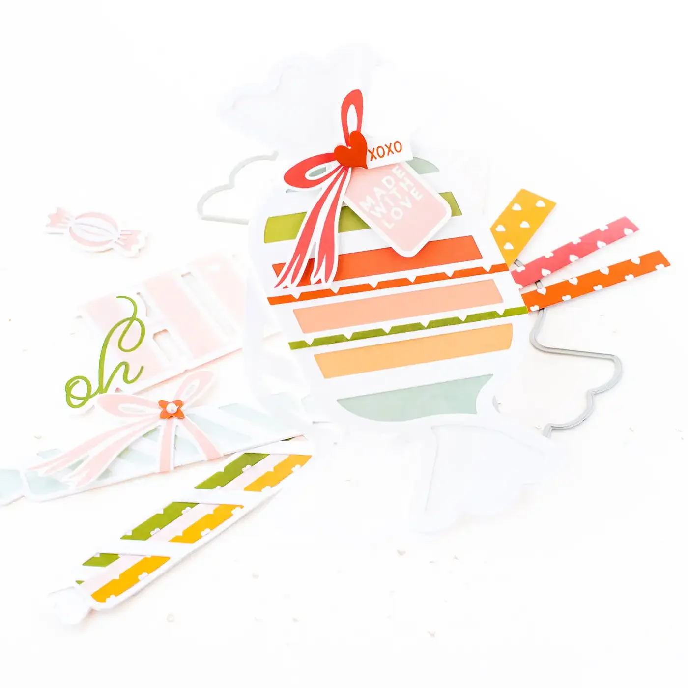 Stencil Scrapbooking JUMBO CANDY Metal Cutting Die Stamps Background DIY Decoration Craft Embossing