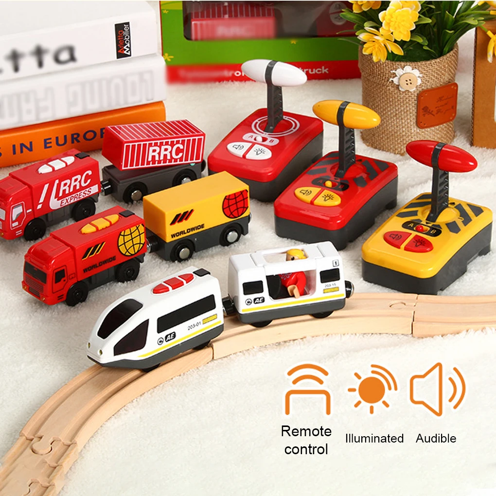 RC-Electric-Train-Toy-Railway-Diecast-Locomotive-Children-Gifts-Wood ...