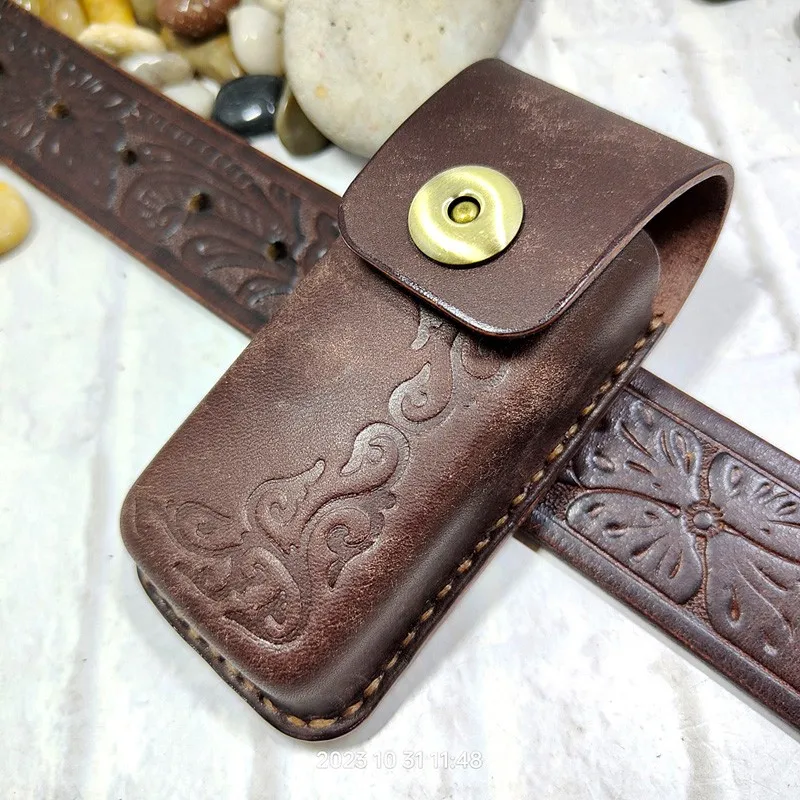 Multi Functional Edc Tool Plier Holder Fodero In Pelle Marsupio Portacoltelli Portatile Da Esterno Belt Pack Hand Custom Dfd