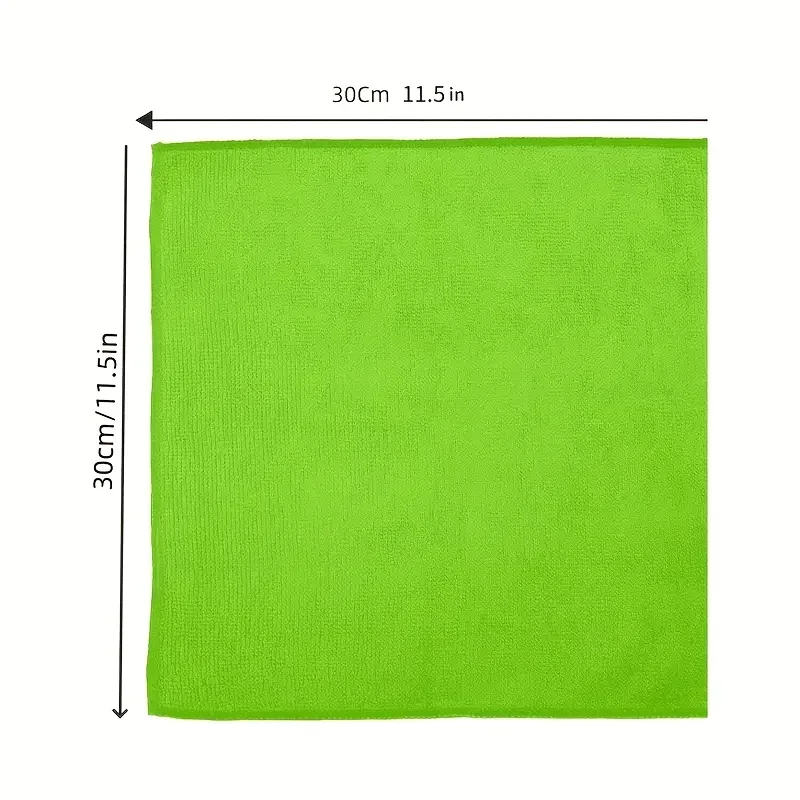 Ultra Absorbent Microfiber Cleaning Cloths - Streak-Free for Outdoor, Bathroom, Kitchen & Patio