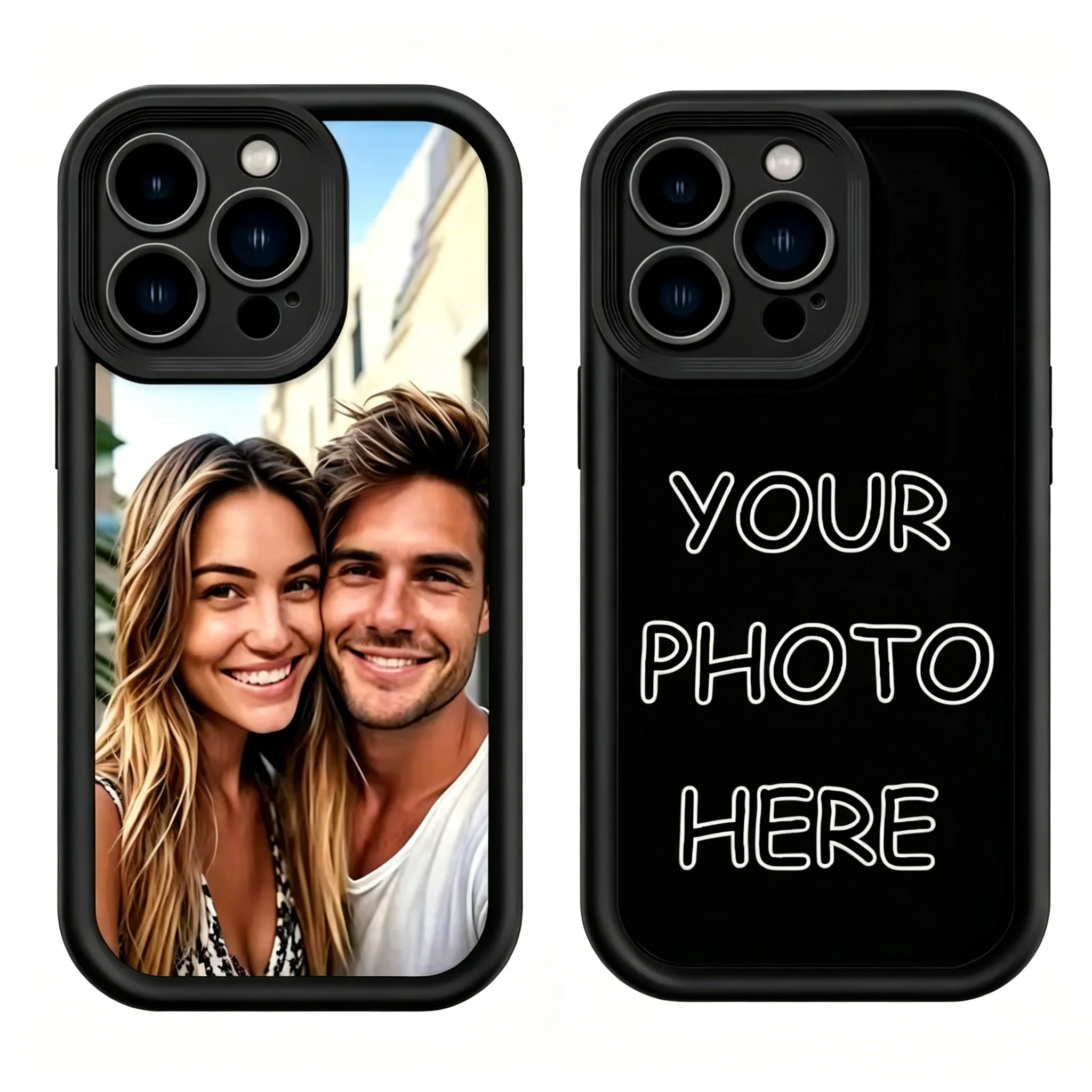 Customized Black TPU Soft Shell Phone Case