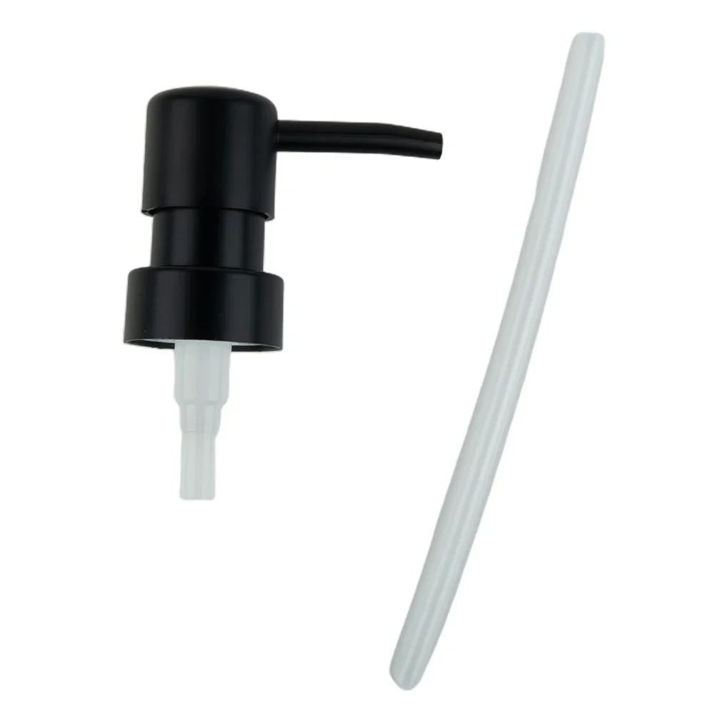 Soap Pump Liquid Lotion Dispenser Head Nozzle 304 Stainless Steel/Plastic Bathroom Liquid Soap Shampoo Dispenser Accessories 6