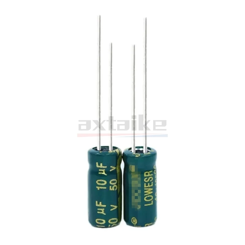 10/20/50PCS Aluminum Electrolytic Capacitor 10UF 50V 100V 250V 400V 450V 5*11MM 8*12MM 10*17MM High Frequency Low ESR DIP