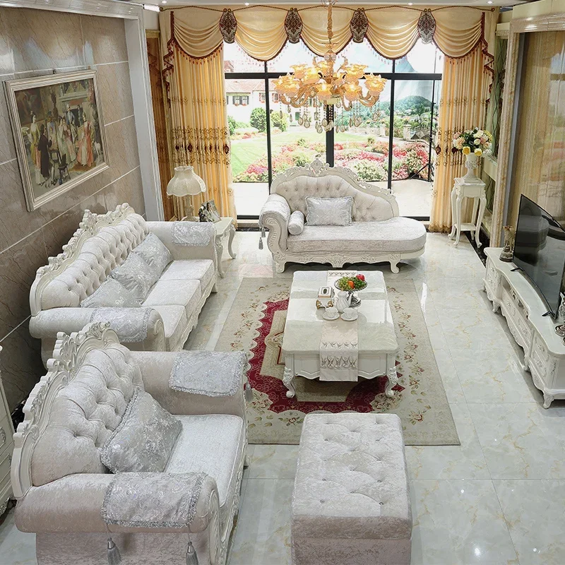 European Luxury Living Room Sofas Set Lounge Love Seat Gaming Sofas Set Recliner Lazy Couch Koltuk Takımı Trendy Furniture