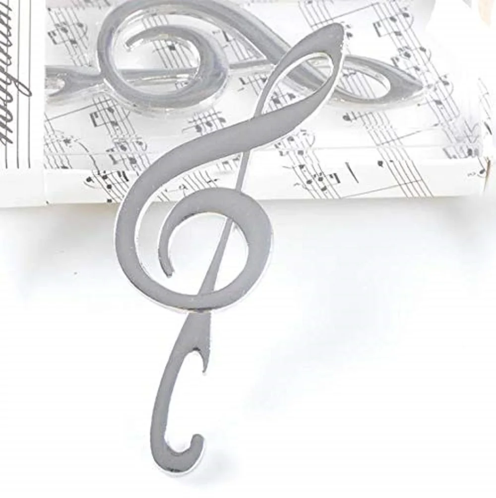 1PC Music Note Bottle Opener Stainless Steel Corkscrew Manual Beer Bottle Can Opener Wedding Gift Bar Tools Kitchen Gadgets