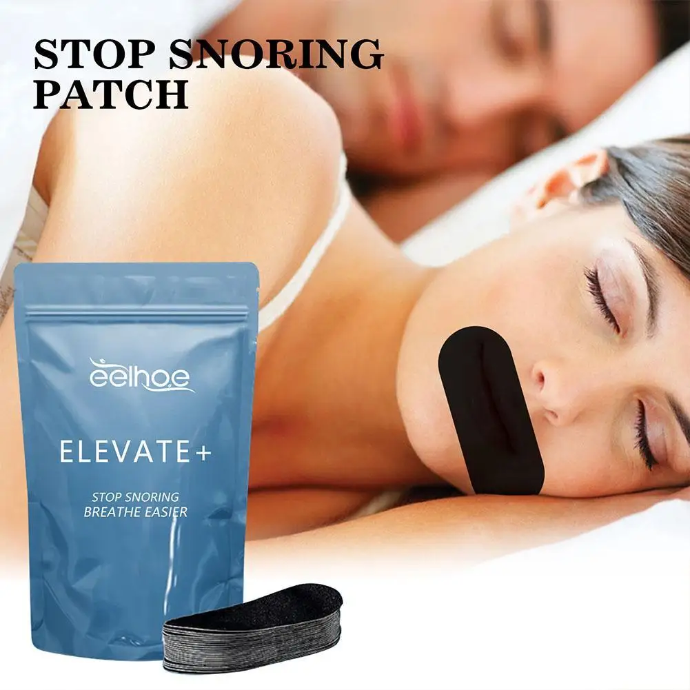 

30pcs Stop Snoring Patch Nose Breathing Correction Improve Sleeping Promoting Better Breath Night Sleep Mouth Orthosis Tape