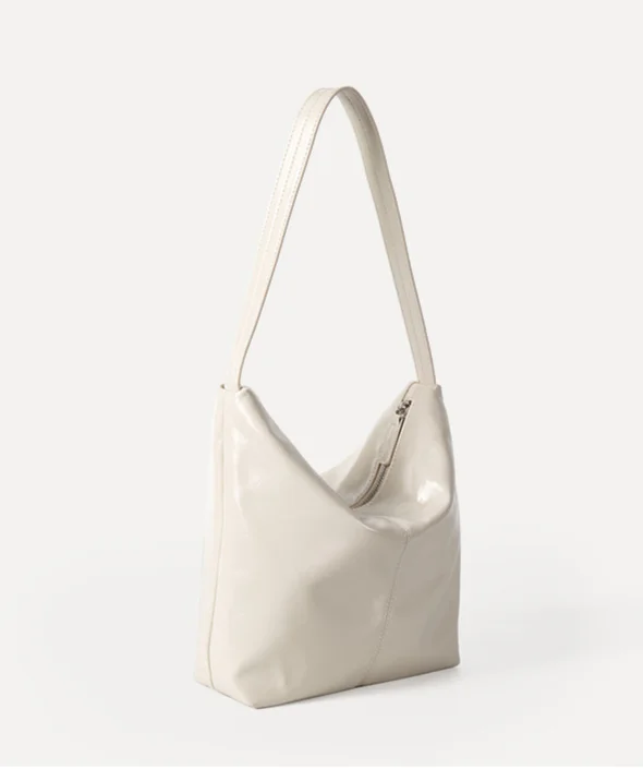 Bolso de hombro tipo bandolera de cuero suave, estilo minimalista y perezoso, versión coreana 2024 para mujer_voghion.com