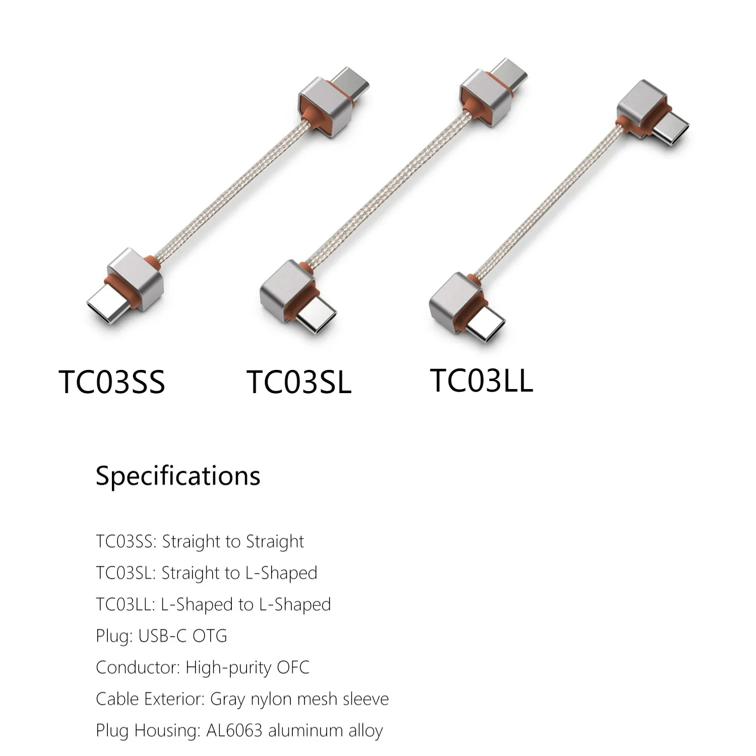 Premium USB OTG Audio Decoding Cable with Flexible Connectors, 8cm Length