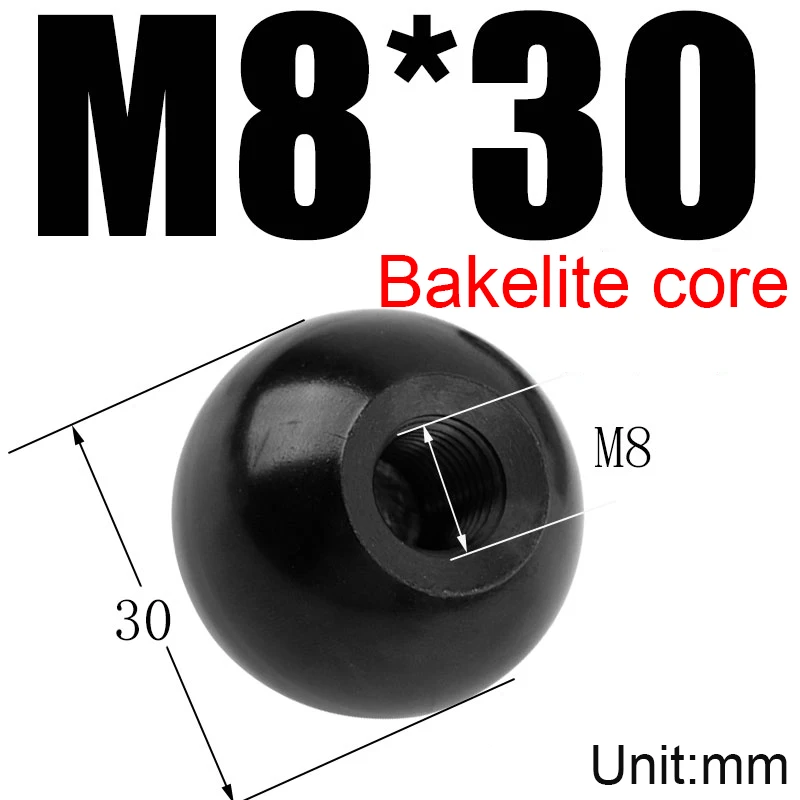 5 Manopole Levette In Bachelite Nera M10x35mm - Per Macchine Utensili - Foto 11