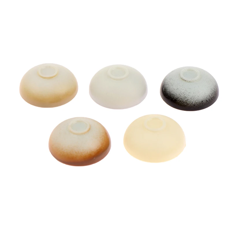 10pcs Miniature Bowl Dish Round 1/12 Scale Doll House Kitchen Dinning Accessory