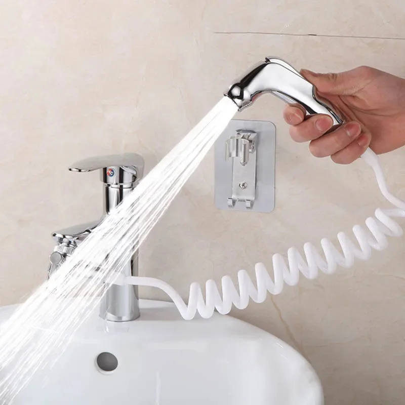 Bidet Sprayer Handheld Bidet Toilet Sprayer Household Bathroom Shower Pressurizing Handheld Sprinkler Bathroom Self-Cleaning Bidet Attachment
