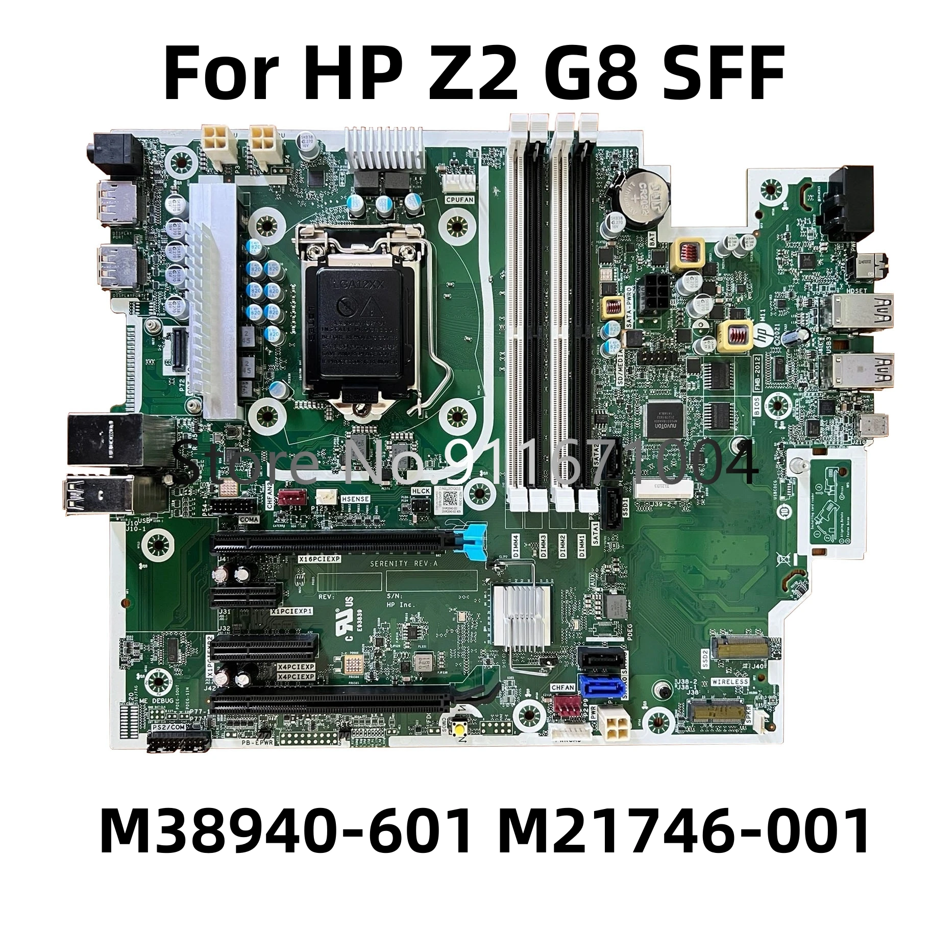 

For HP Z2 G8 SFF Small Form Factor G8 Workstation Desktop Motherboard M38940-601 M21746-001 W580 LGA1200 DDR4 100% Tested