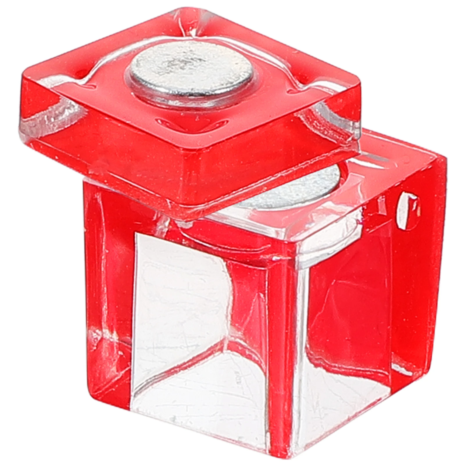 1 Set Acrylic Transparent Magnetic Magnet Cabinet Latch Closure for Glass Cupboard Display Self-Adhesive Latch Magnetic Catch