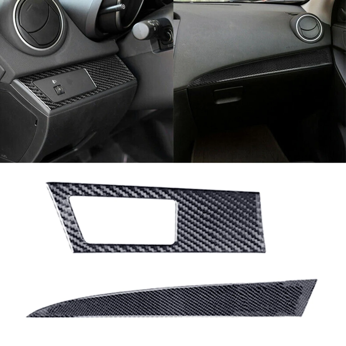 

2 шт., рамка для салона автомобиля Mazda 3 2010 2011 2012 2013