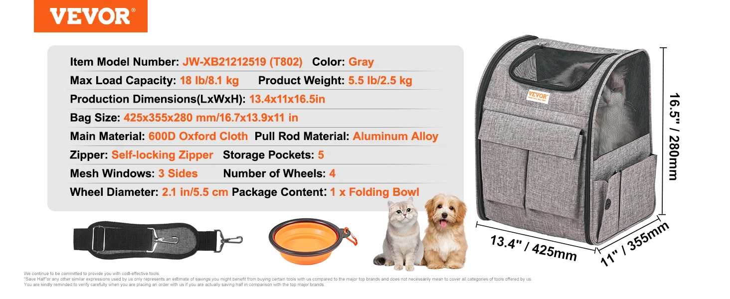 Dog Carrier With Wheels Airline Approved Cat Carrier With Wheels