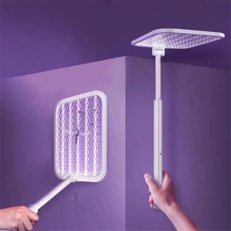 

Mosquito Swatter Boxed Base Can Stand Usb Charging Summer Targeted Pest Control Products Fly Swatter 410x220x55mm 1200mah