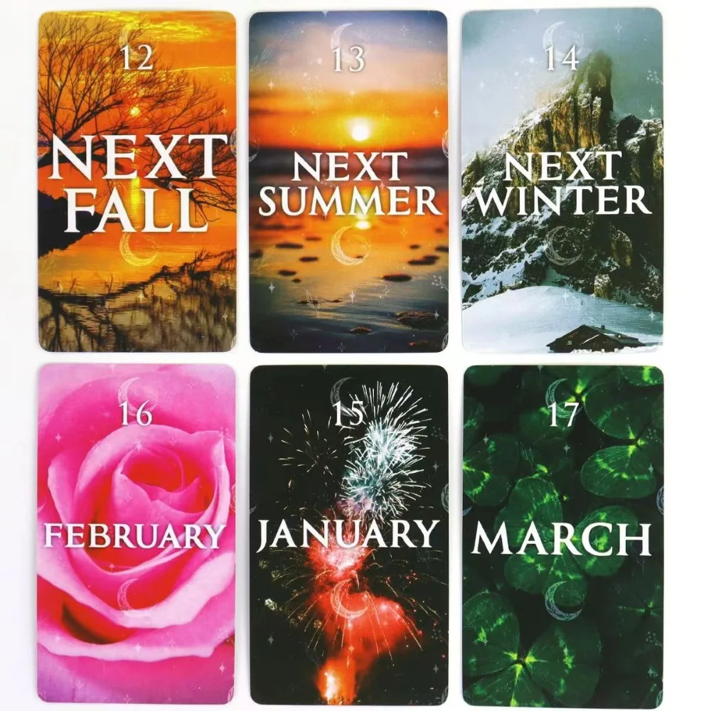 10.3*6cm Mystical Divine Timing Oracle Cards - 60 Cards - Twin Flame Love Oracle 5