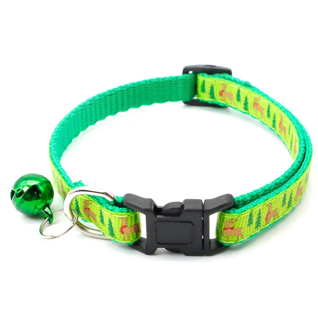 Christmas Safety Buckle Dog Collar Snowflake Tree Christmas Pet Collar Adjustable Collar Cat Collar Pet Accessories Wholesale 5