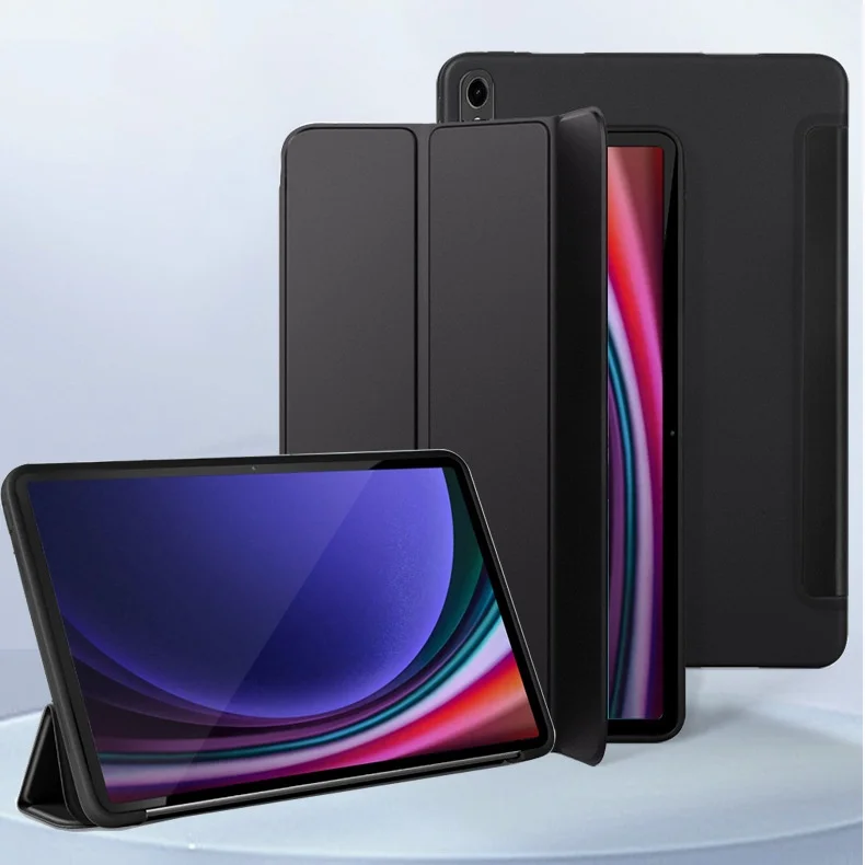 

For Samsung Galaxy Tab A9 8.7 X110 A9 Plus 11.0 X210 S9 11/S9 FE 10.9 S7FE S9+ Plus 12.4 X810 S9 Plus FE Tri-Fold Tablet case