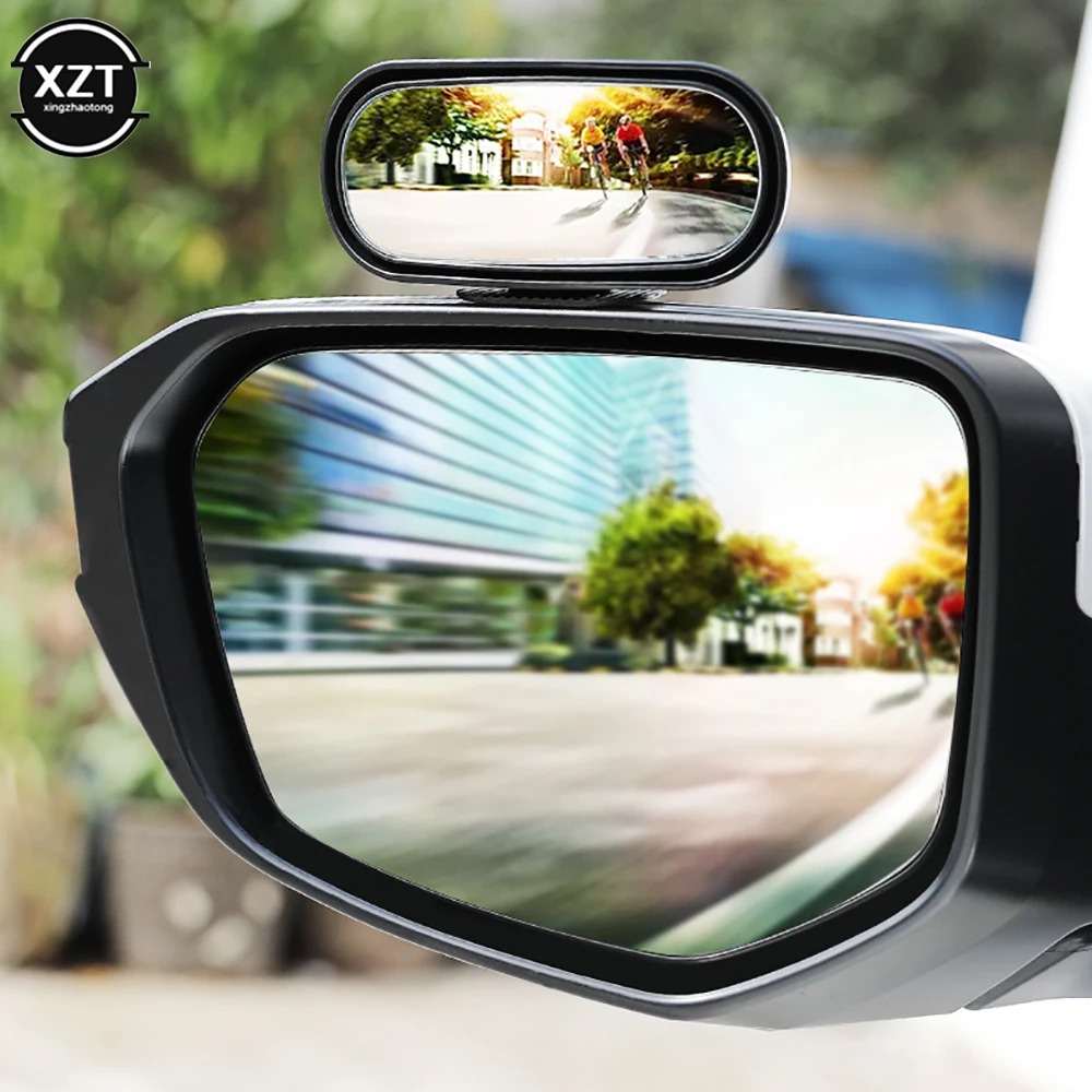 Newest Car Mirror 360 Degree Adjustable Wide Angle Side Rear Mirrors blind spot Snap way for Parking Auxiliary Rear View Mirror
