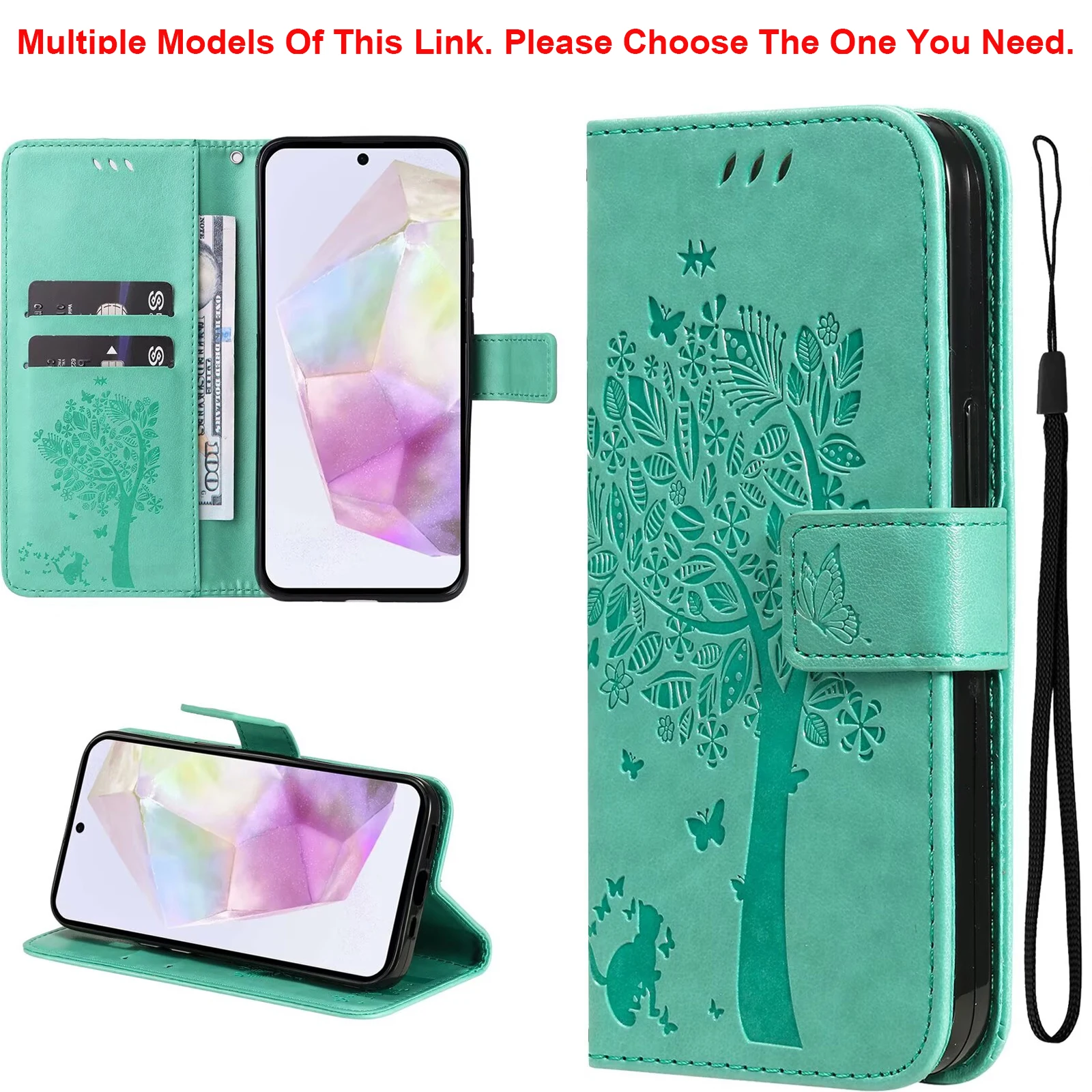 Premium Flip Wallet Case for OPPO Realme - Stylish Protective Cover