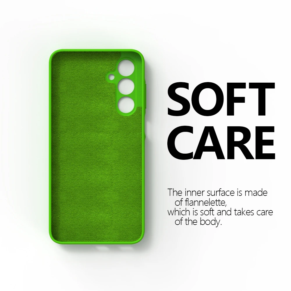 Original Liquid Silicone Protective Bumper Case Cover
