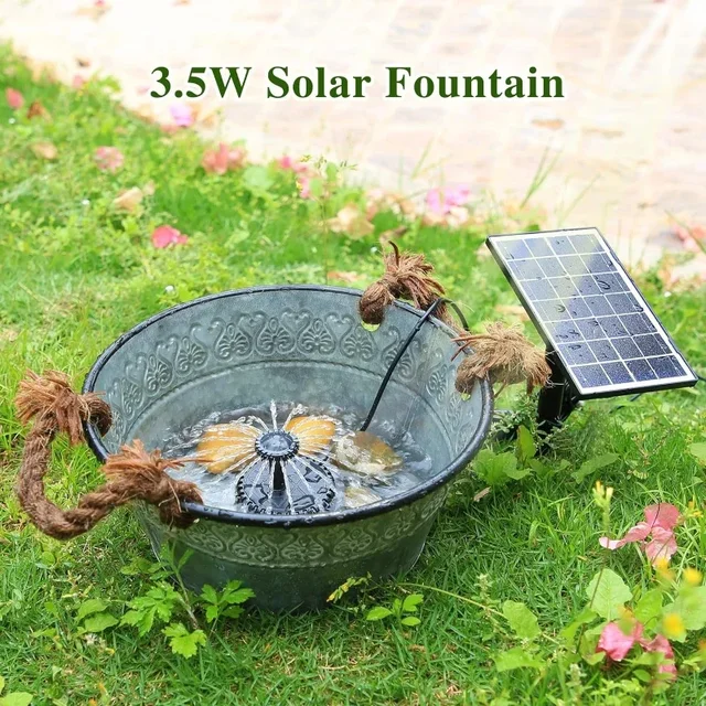 Solar Pool Fountain Light Bomba Solar Para Fuente Flotante