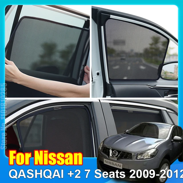 Pare Soleil KIT NISSAN QASHQAI 2007 2013 Portes Laterales 2 Pieces