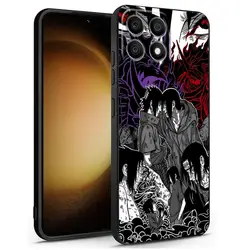 Anime Man Itachi Black Soft Phone Cover for Honor X6a (Mix02)