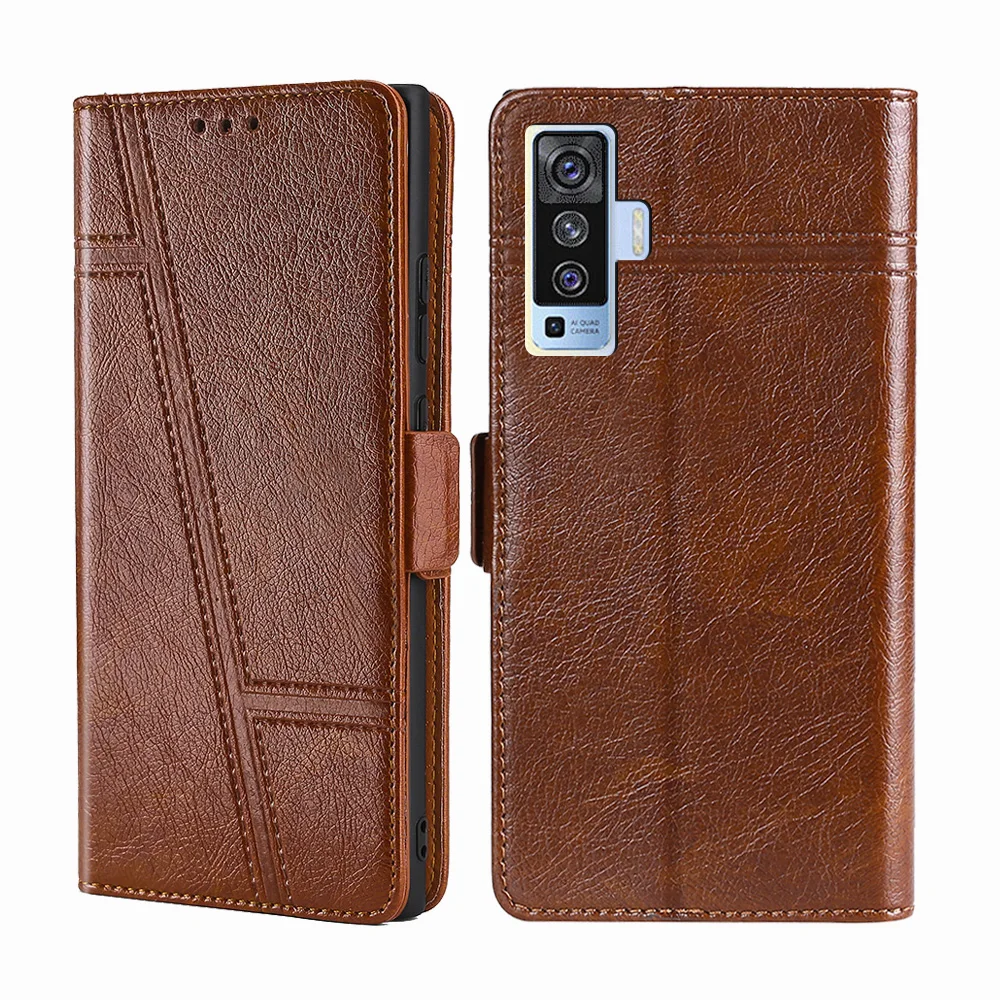 Leather Wallet Cover with Magnetic Holder - Luxury Edition