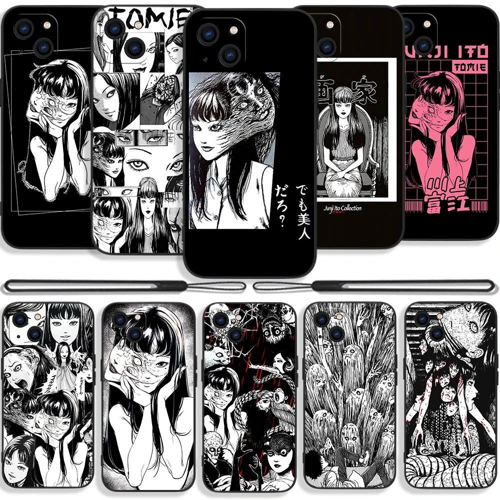 Junji Ito Tomie Icon Custodia Per Telefono Per Iphone 15 14 13 12 11 Pro Max Mini X Xr Xsmax Se 8 7 6S Plus Cover Morbida In Silicone Liquido