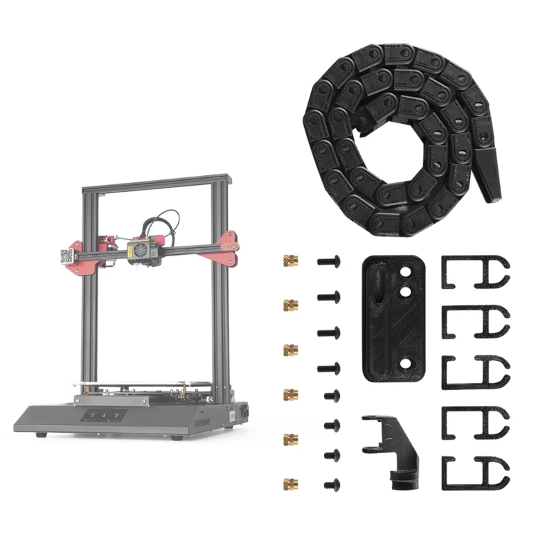 

Drag Chain Ultralight Drag Cable Chain Assembly Kit Openning Type Wire Chains For Bambu Lab P1P 3D Printer Accessories