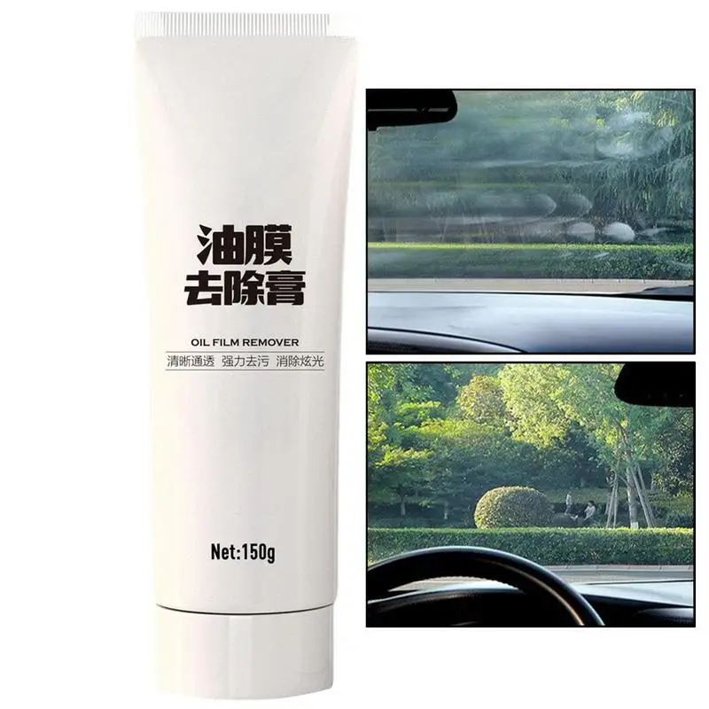 

Car Glass Oil Film Remover Multifunctional Glass Cleaner Windshield Polishing Compound Water Stain Removal Paste Car Household