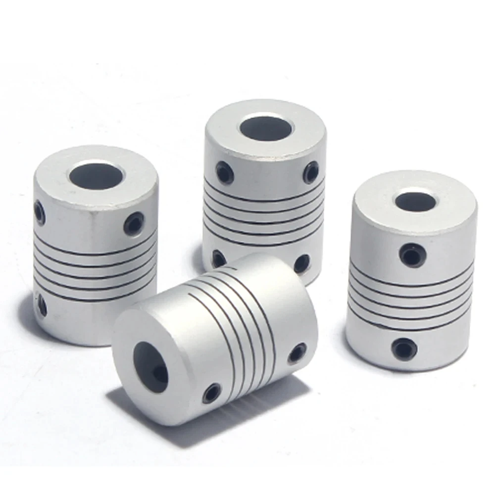 D19L25 Aluminium CNC Stepper Motor Flexible Jaw Shaft Coupling 3mm 4mm 5mm 6mm 6.35mm 8mm 10mm Encoders Engraving Machine shaft coupler flexible coupling shaft connector rigid shaft coupler