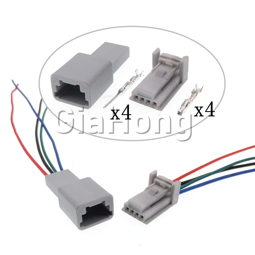 

1 Set 4 Ways Starter 1473672-2 Automobile Warning Light Connector For Toyota Prado Car Hazard Light Double Flash Lamp Socket