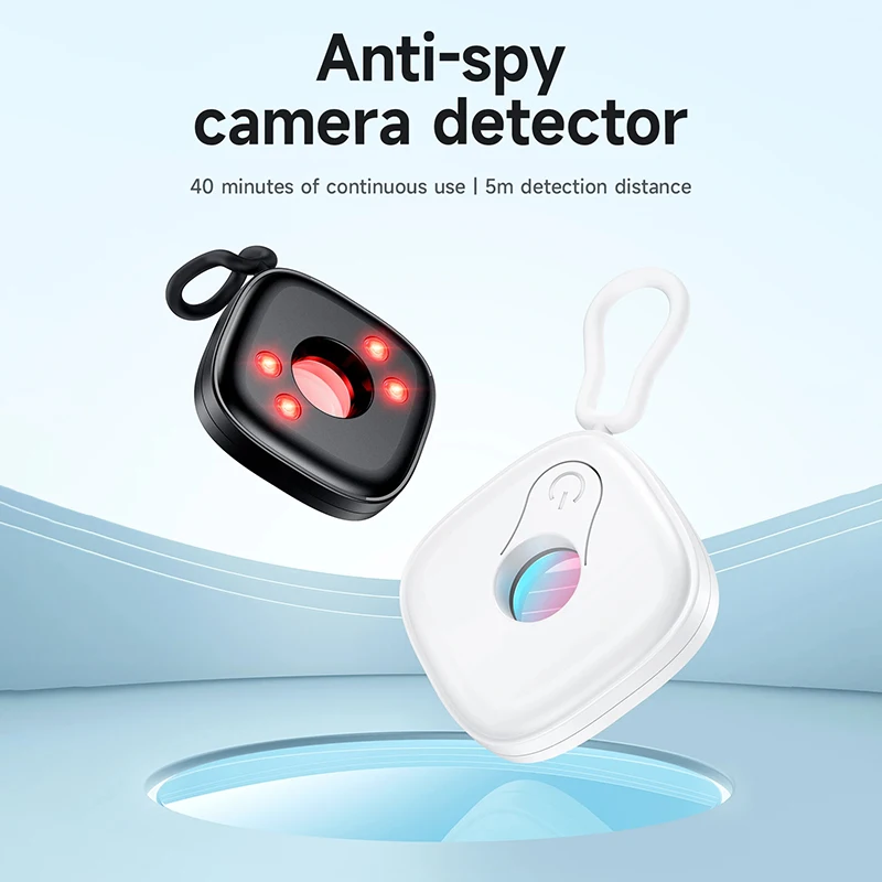 Full Range Hidden Camera Detector Infrared Camera Detector Camera Detector Signal Detector Anti-spy Bug Listening Device GPS Tracker Wireless Signal Scanner For Home Office Travel