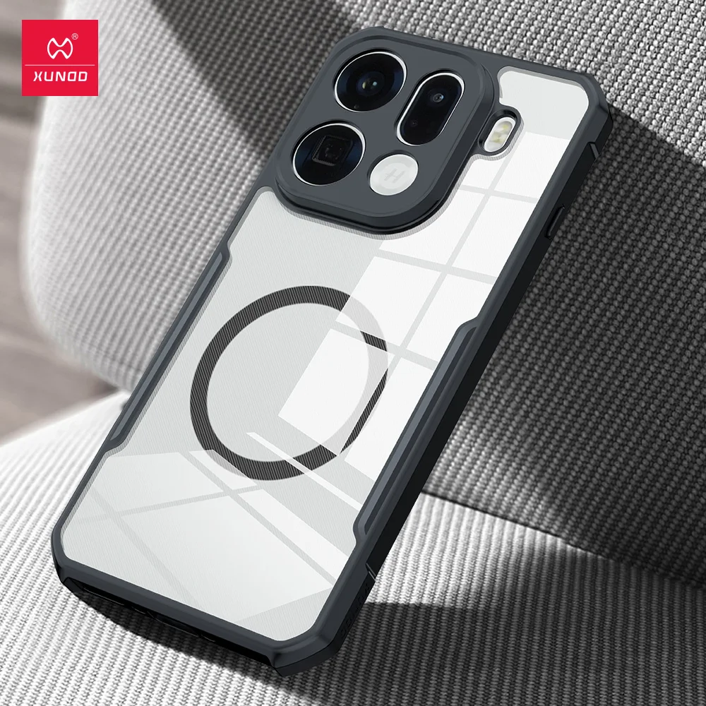 Xundd Airbags Shockproof Bumper Case with Stripes Transparent Back Cover