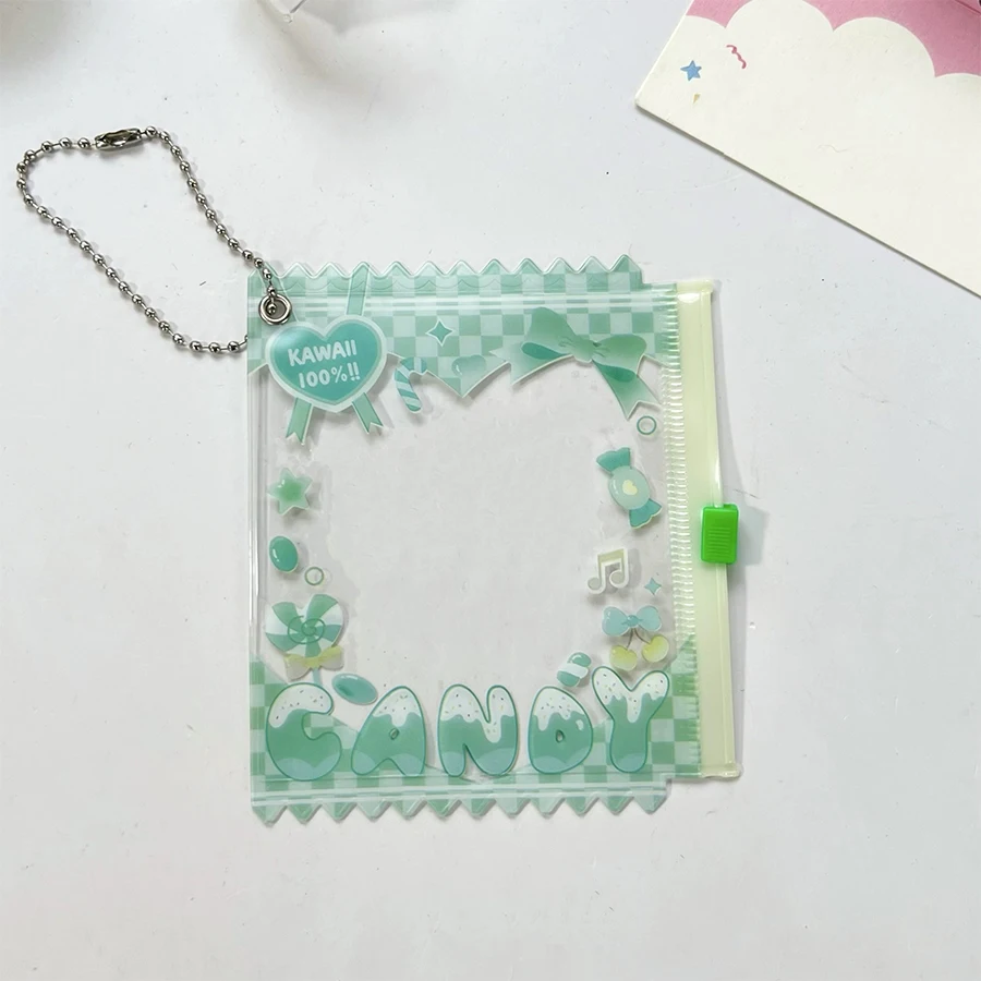 Card sleeve PVC protective sleeve pendant transparent storage bag display set 4