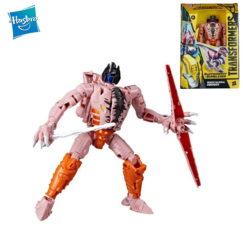 

In Stock Original Hasbro Transformers BW-BBB Voyager Dinobot Anime Figure Action Figures Model Toys