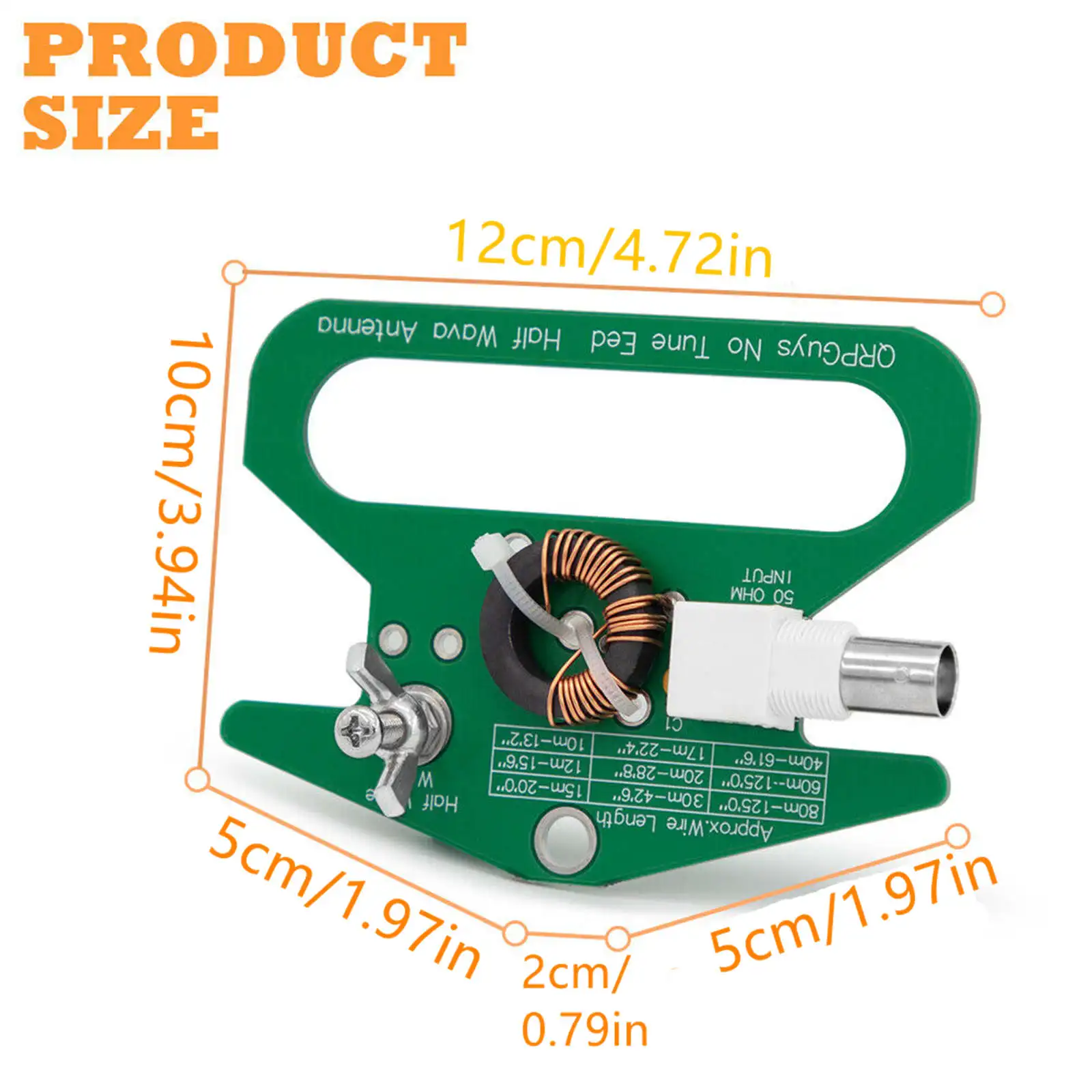 Antenne Demi-onde Alimentée Par L'extrémité Sans Accord 50ohm,Antenne Linéaire Demi-onde Alimentée En Bout De Ligne, Monobande 80m-10m, Puissance Nominale De 10 Watts Ensemble De Modules D'antenne