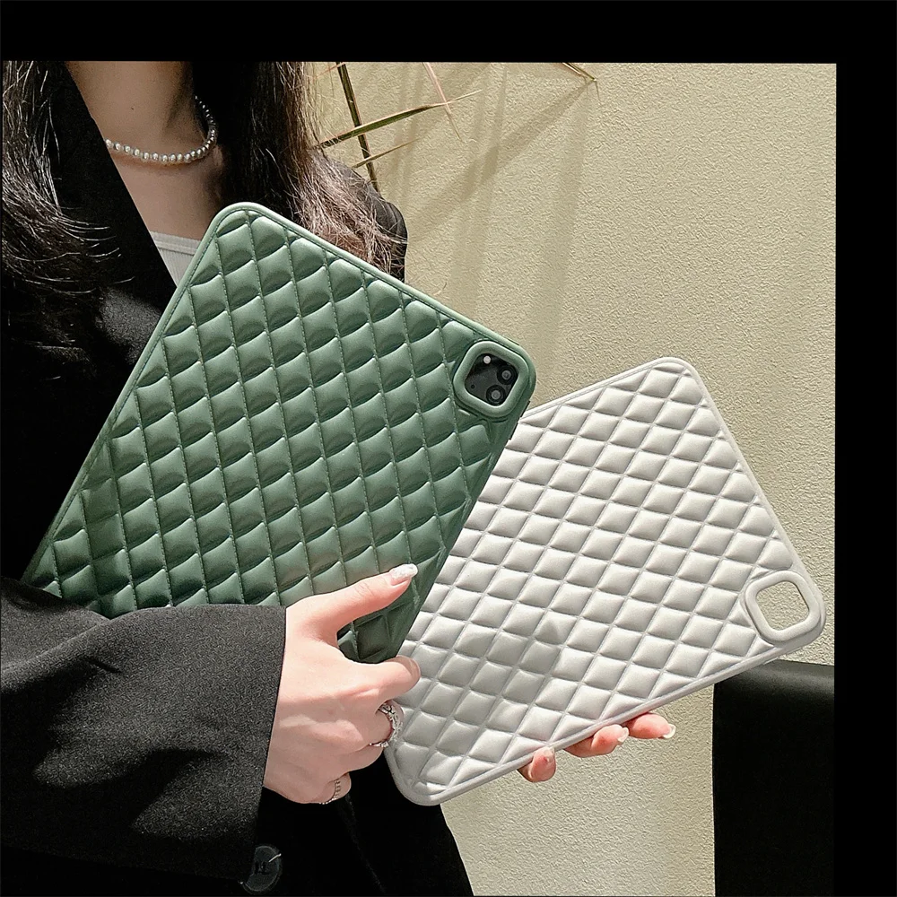 Fundas For Pro 11 2021 case for 4 Air 5 10.9 iPad 10th 10.2 '' 7th 8th 9th Case 2022 Cover Rhomboid Soft_voghion.com