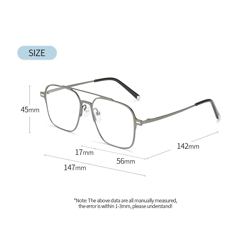 1/2PCS Metal Three In One Magnet Clip Style Eyeglass Frame Men's Polarized Sunglasses Uv400 7009