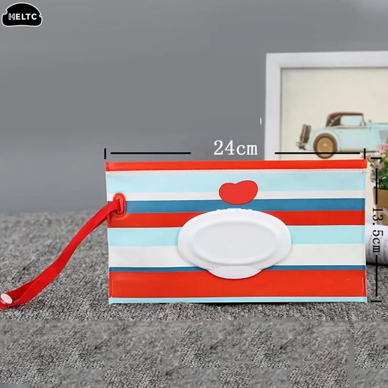 Portable Baby Wet Wipes Bag Tissue Box Container Eco-friendly Reusable Wipes Storage Clamshell Baby Cleaning Wipes Box Hygiene 5