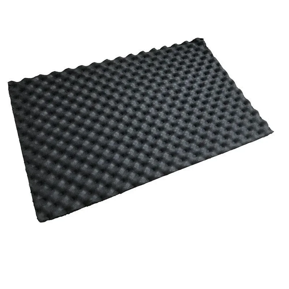 Sound Proof Mat Sound Insulation Mat Sound Deadener Mat Soundproofing Foam Sound Absorbing Foam Sound Proofing Deadening Self Adhesive High Density Foam Cotton Egg Crate Car Hood Sound Proof Acoustic Insulation Mat 25*80CM
