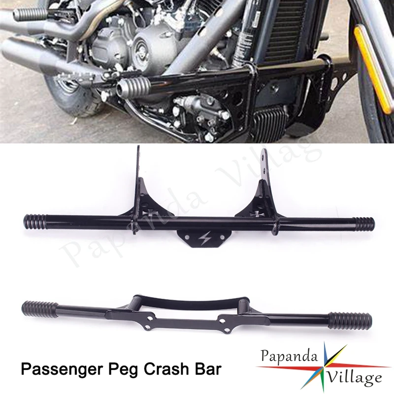 

Для Harley Dyna Street Bob Low Rider Glide 2003-up черная рамка двигателя мотоцикла защита шоссе Peg средние элементы управления аварийный бампер