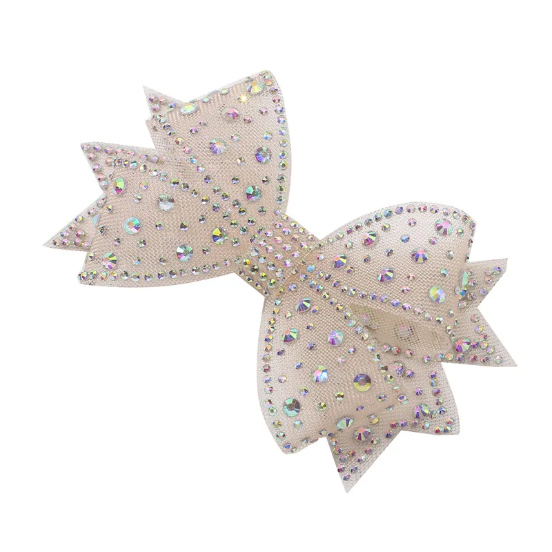 Elegant Rhinestone Bow Shoe Charms and Accessories