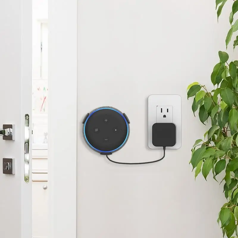 Speaker Wall Mount Stand Hanger For Amazon Alexa Echo Dot 3rd Generation Indoor Sound Box Case Holder For Echo Dot 3 With Screws