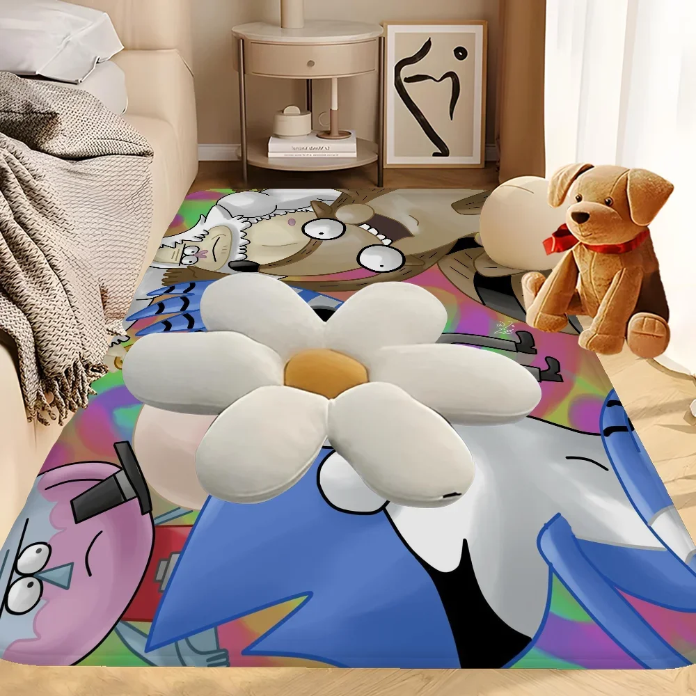 regular show Floor Mat Rectangle Anti-slip Home Soft Badmat Front Door Indoor Outdoor Mat Hotel Decor Mat 4
