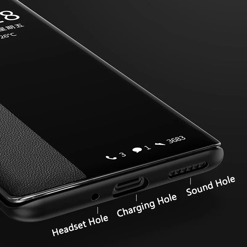 Smart View Auto Sleep Flip Cover - Slim Magnetic Phone Case
