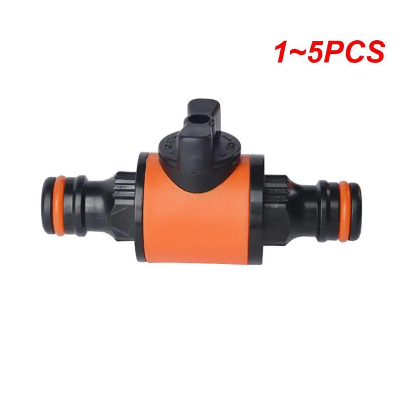 

1~5PCS Garden Hose Connector 16 mm Equal Diameter Connectors With Shut-off Valve Water Pipe Quick Connection for Watering
